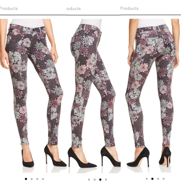 J Brand 620 Mid Rise Super Skinny Queen Annes Lace - Picture 2 of 13